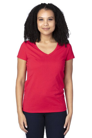 Threadfast 200RV - Ladies Ultimate Short-Sleeve V-Neck T-Shirt