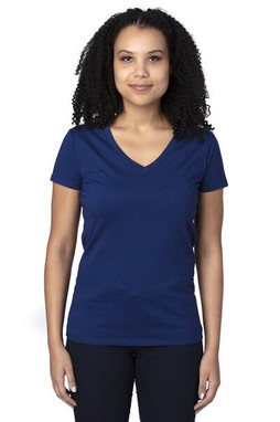 Threadfast 200RV - T-Shirt à col V à manches courtes pour femme Ultimate