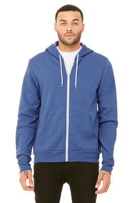 Bella+Canvas 3739 - Buzo unisex con cierre y capucha