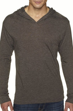 Next Level 6021 - T-shirt unisexe à capuche en tissu triblend