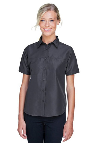 Harriton M580W - Ladies Key West Short-Sleeve Performance Staff Shirt