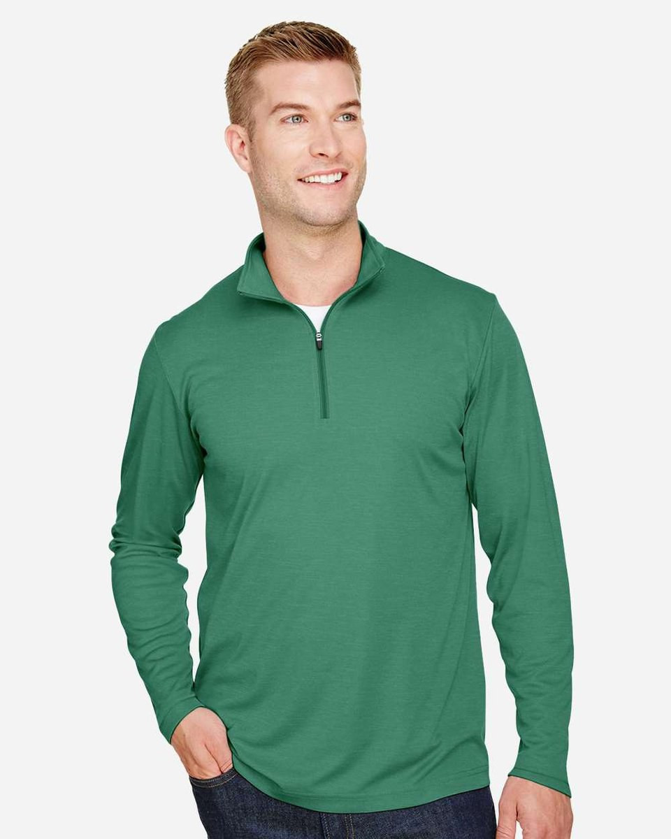 Team 365 TT31H - Men's Zone Sonic Heather Performance Quarter-Zip