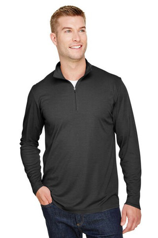 Team 365 TT31H - Mens Zone Sonic Heather Performance Quarter-Zip