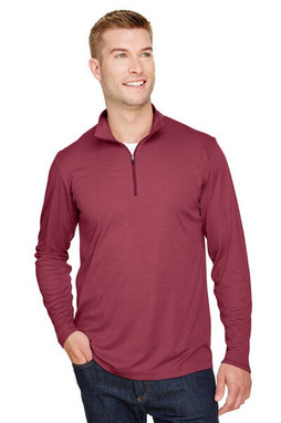 Team 365 TT31H - T-Shirt Zone Sonic Heather Performance Quarter-Zip - Homme