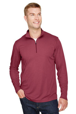 Team 365 TT31H - Men's Zone Sonic Heather Performance Quarter-Zip