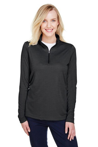 Team 365 TT31HW - Ladies Zone Sonic Heather Performance Quarter-Zip