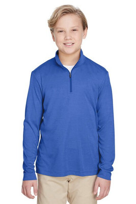 Team 365 TT31HY - Youth Zone Sonic Heather Performance Quarter-Zip