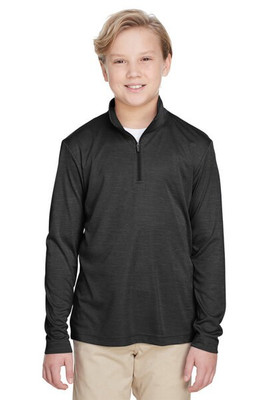 Team 365 TT31HY - Youth Zone Sonic Heather Performance Quarter-Zip
