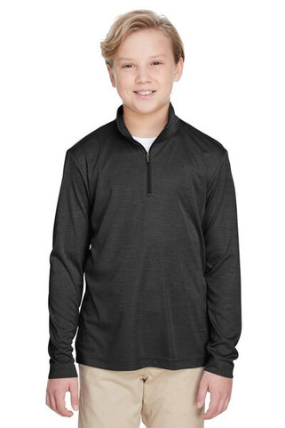 Team 365 TT31HY - Youth Zone Sonic Heather Performance Quarter-Zip