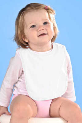 Rabbit Skins RS1005 - Premium Cotton Infant Bib with Velcro Closure