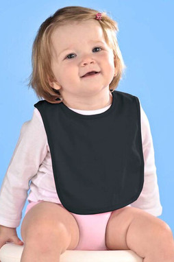 Rabbit Skins RS1005 - Premium Cotton Infant Bib with Velcro Closure
