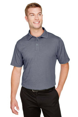 Devon & Jones DG22 - Mens CrownLux Performance Address Mélange Polo