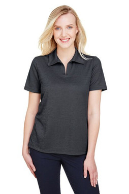 Devon & Jones DG22W - Polo Crown Lux Performance Address Mélange pour femme