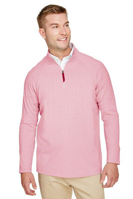 Devon & Jones DG480 - Pull Demi-Zip Rayé Performance Luxe Homme