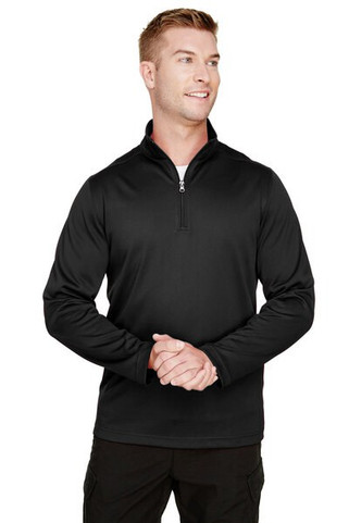 Harriton M748 - Mens Advantage Snag Protection Plus IL Quarter-Zip