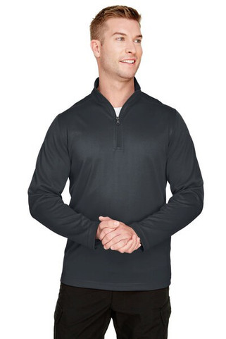 Harriton M748 - Mens Advantage Snag Protection Plus IL Quarter-Zip