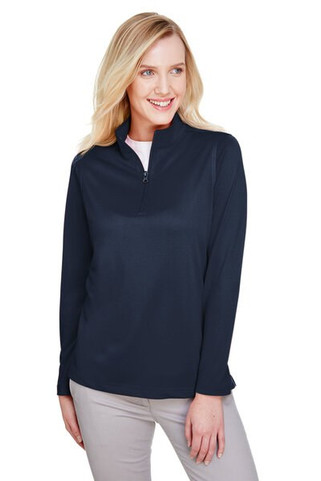 Harriton M748W - Ladies Advantage Snag Protection Plus IL Quarter-Zip
