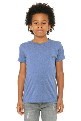 Bella+Canvas 3413Y - T-shirt à manches courtes Triblend pour jeune