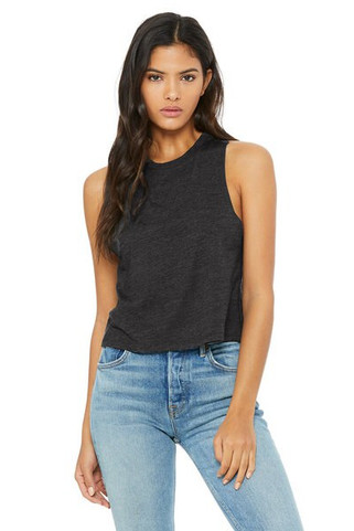 Bella+Canvas 6682 - Ladies Racerback Cropped Tank