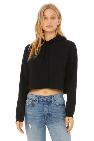 Bella+Canvas B7502 - Ladies Cropped Fleece Hoodie