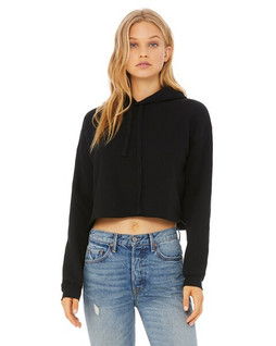 Bella+Canvas B7502 - Chandail à capuche court en polaire pour femme
