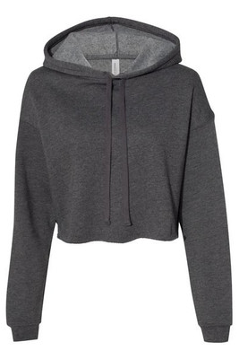 Bella+Canvas B7502 - Chandail à capuche court en polaire pour femme