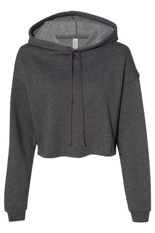 Bella+Canvas B7502 - Chandail à capuche court en polaire pour femme