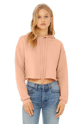 Bella+Canvas B7502 - Chandail à capuche court en polaire pour femme