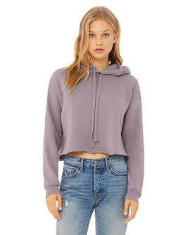 Bella+Canvas B7502 - Chandail à capuche court en polaire pour femme