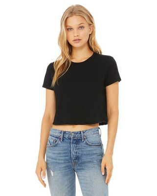 Bella+Canvas B8882 - Ladies Flowy Cropped T-Shirt