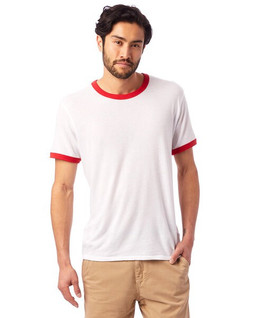 Alternative Apparel 5103BP - Unisex Vintage Jersey Keeper Ringer T-Shirt