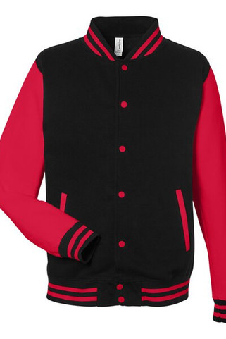 AWDis JHA043 - JUST HOODS by Adult Letterman Jacket