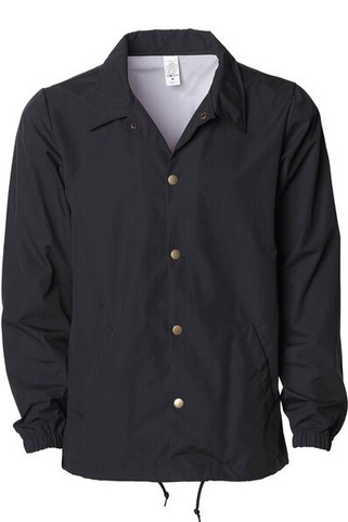 Independent Trading Co. EXP99CNB - Mens Heavyweight Windbreaker Coaches Jacket