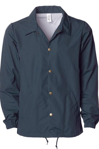 Independent Trading Co. EXP99CNB - Mens Heavyweight Windbreaker Coaches Jacket