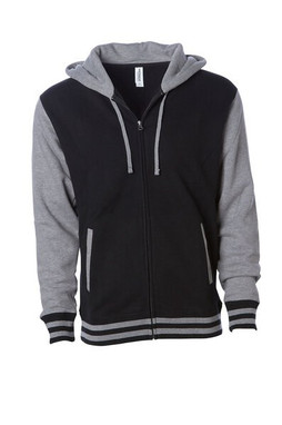 Independent Trading Co. IND45UVZ - Unisex Varsity Full-Zip Hooded Sweatshirt