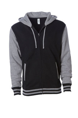 Independent Trading Co. IND45UVZ - Unisex Varsity Full-Zip Hooded Sweatshirt