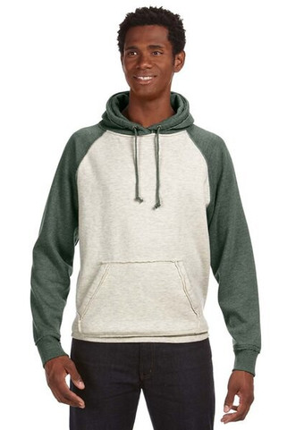 J. America JA8885 - Adult Vintage Heather Fleece Hood