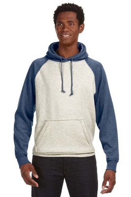 J. America JA8885 - Adult Vintage Heather Fleece Hood