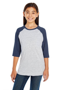 LAT LA6130 - Youth Baseball Fine Jersey Tee