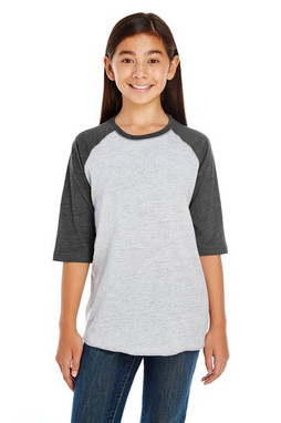 LAT LA6130 - Youth Baseball Fine Jersey Tee