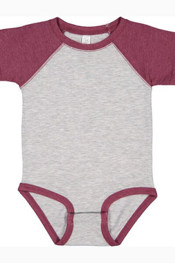 Rabbit Skins LA4430 - Infant Baseball Fine Jersey Bodysuit