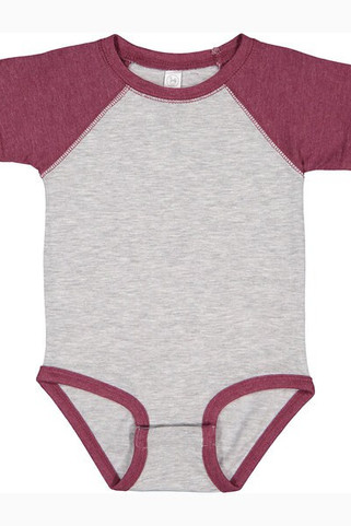 Rabbit Skins LA4430 - Infant Baseball Fine Jersey Bodysuit