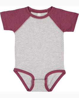 Rabbit Skins LA4430 - Infant Baseball Fine Jersey Bodysuit