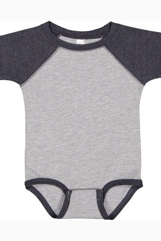 Rabbit Skins LA4430 - Infant Baseball Fine Jersey Bodysuit