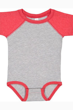 Rabbit Skins LA4430 - Infant Baseball Fine Jersey Bodysuit