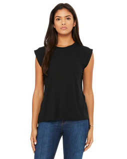 Bella+Canvas B8804 - Musculosa con mangas enrolladas para mujer