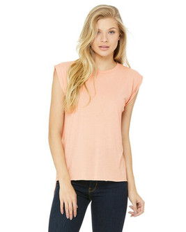 Bella+Canvas B8804 - Musculosa con mangas enrolladas para mujer