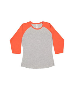 LAT LA3530 - Remera de jersey fino de béisbol para mujer