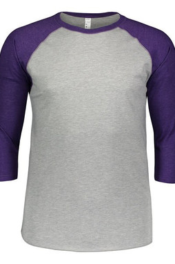 LAT LA6930 - Mens Baseball Fine Jersey Tee