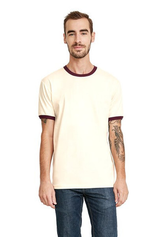Next Level NL3604 - Mens Premium Fitted Cotton Ringer Tee
